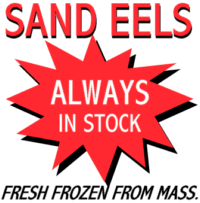 Sandeels always in Stock!